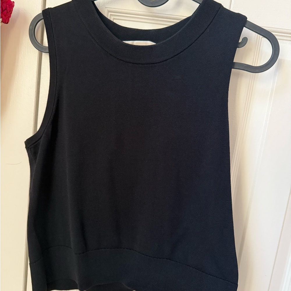 Michael Kors Black Sleeveless Blouse